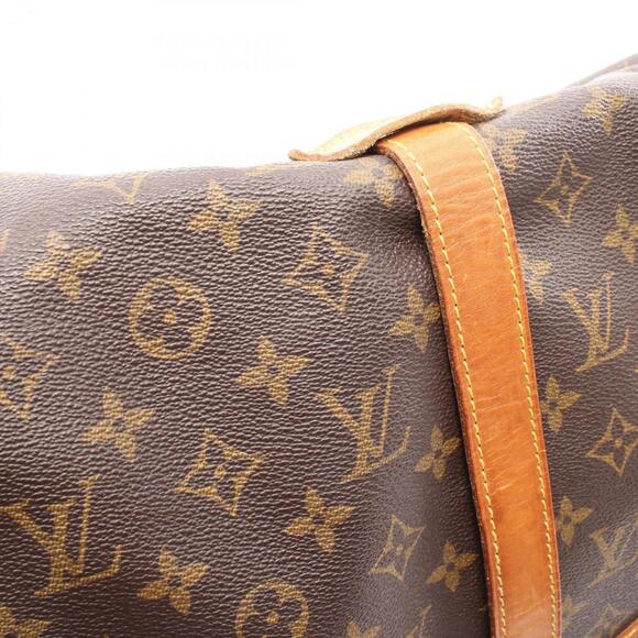 LOUIS VUITTON Brown Monogram Leather Shoulder Bag - Picture 9 of 13